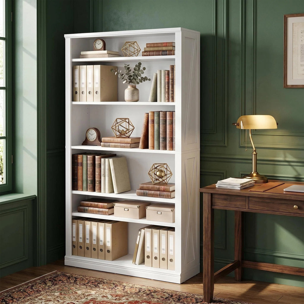 Hzuaneri 71.3"H Large Freestanding Farmhouse Shoe Storage Cabinet, Indoor Entryway & Living Room Shoe Organizer with Adjustable Shelves, 10‑Tier Shoe Cubby Unit Holds 46‑50 Pairs as Home Storage Furn