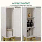 Hzuaneri Bathroom Storage Cabinet, 70.9 in. Tall Freestanding Narrow Floor Organizer with Door, Drawer, Adjustable Shelves & Toilet Paper Storage