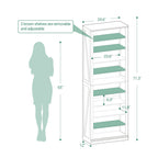 Hzuaneri Farmhouse Tall Shoe Cubby Organizer, 10‑Tier 71.3" H Freestanding Wooden Shoe Storage Rack, Holds 27‑30 Pairs, for Entryway & Living Room, Black