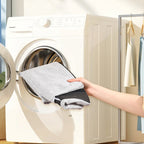 Hzuaneri Shoe Bench With Seat, Shoe Cabinet With Bench And 12 Compartments, White-Grey