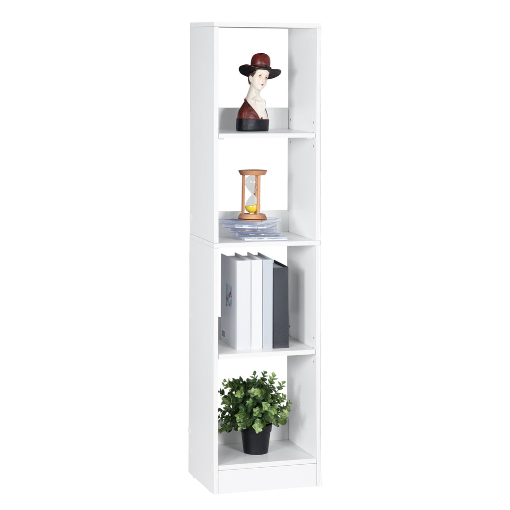 Hzuaneri Modern Bookcase, Open Wooden Storage Shelf for Living Room, Display Organizer