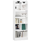 Hzuaneri 6-Cube Bookcase, Freestanding Storage Shelf for Living Room, Office, Bedroom, White