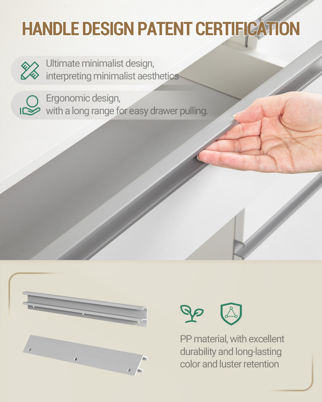 Hzuaneri Large Dressing Table with 10 LED Lights & Mirror, 9 Drawers, 9 Shelves, 3 Colors