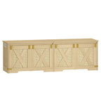 Hzuaneri 59" Extra Large Storage Chest, Storage Bench with Lift Top, 2 Safety Hinges, Shoe BenchToy Chest with Wooden Seat for Entryway, Bedroom, Living Room, Camel Yellow